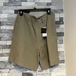 !!New Arrival!! Magashoni men's linen blend khaki shorts